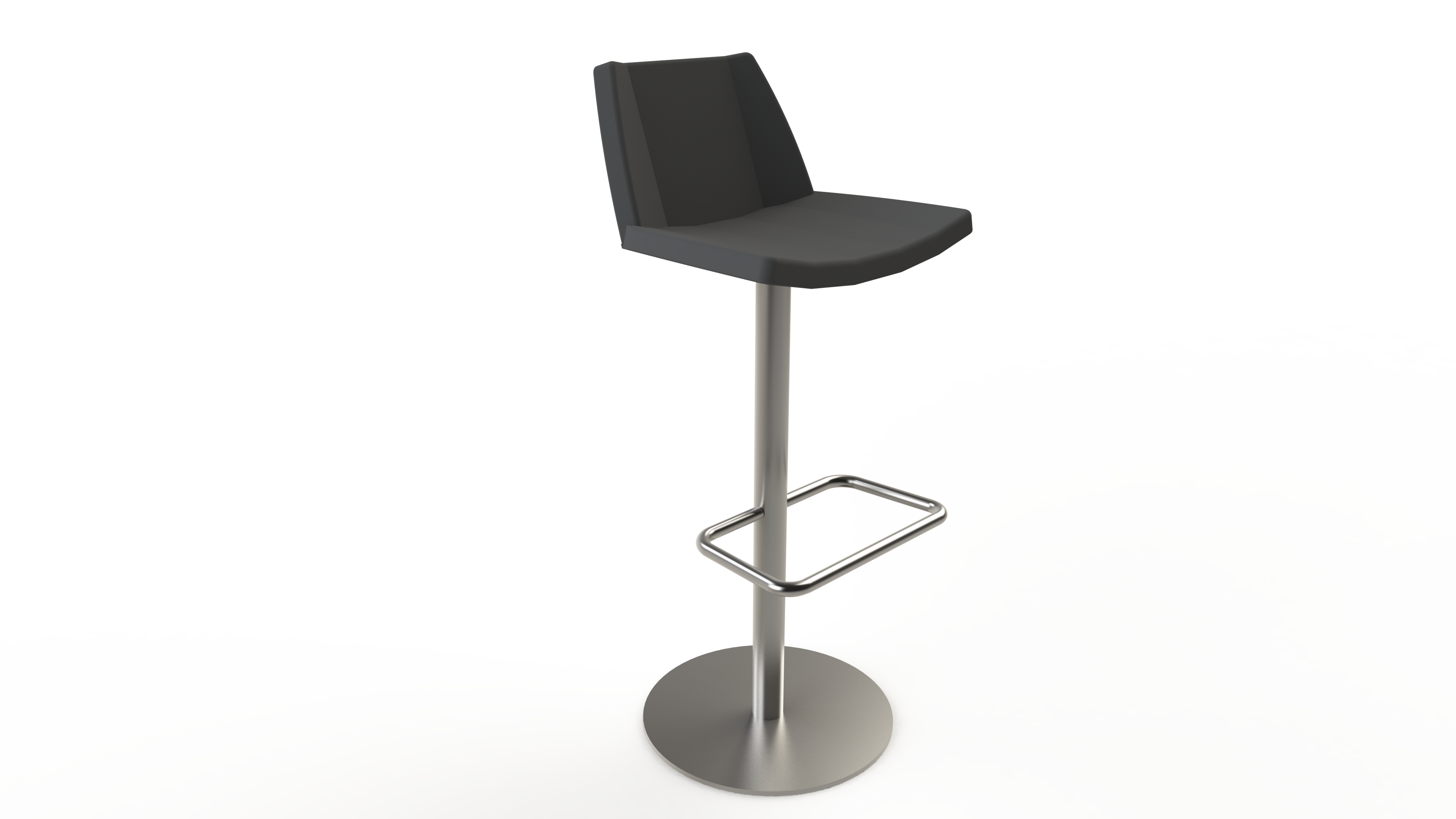 Bar stool design for marine interior